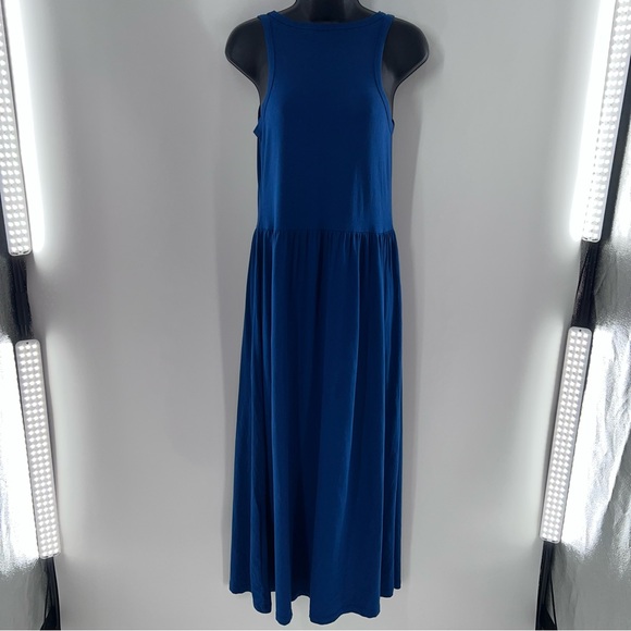 J. Crew Royal Blue Sleeveless Maxi Dress - Picture 1 of 10